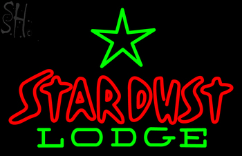 Custom Stardust Lodge Logo Neon Sign 2
