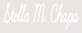 Custom Stella M Chapa Neon Sign 1