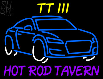 Custom Tt 3 Hot Rod Tavern Car Logo Neon Sign 1