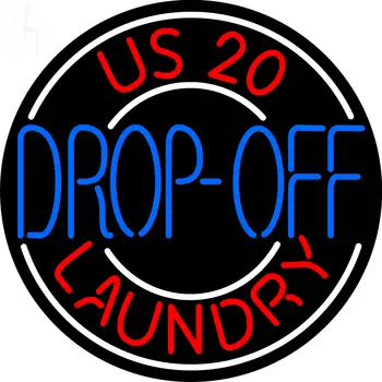 Custom We Do Drop Off Laundry Neon Sign 5