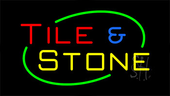 Tile And Stone Animated Neon Sign