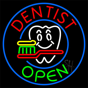 Dentist Open Neon Sign