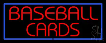 Baseball Cards Neon Sign