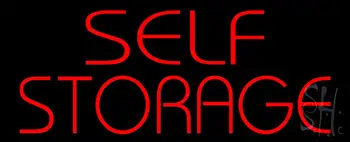 Red Self Storage Neon Sign