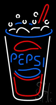 Pepsi Cup Neon Sign