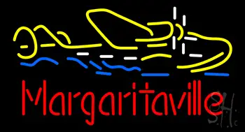 Margaritaville Seaplane Neon Sign