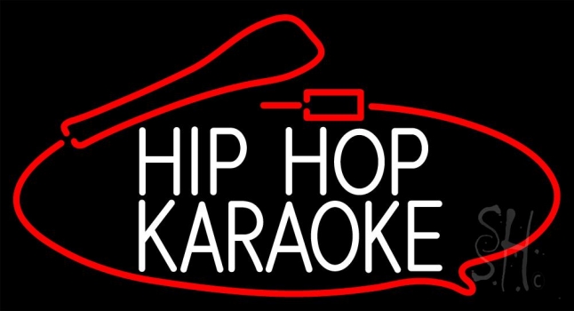 Hip Hop Karaoke Neon Sign