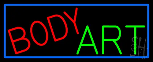 Body Art Neon Sign