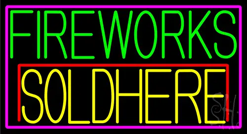 Fire Work Sold Here 1 Neon Sign