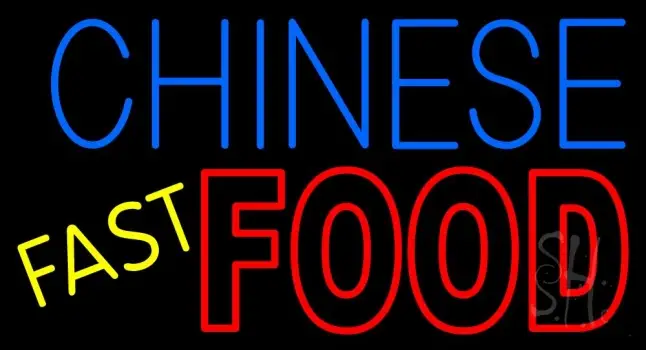 Chinese Fast Food Neon Sign