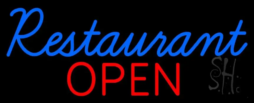 Restaurant Open Neon Sign