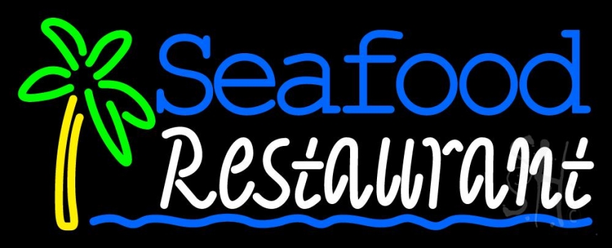 Seafood Restaurant Neon Sign