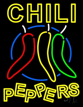Chili Peppers Neon Sign