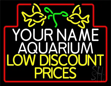 Custom Aquarium Name Neon Sign