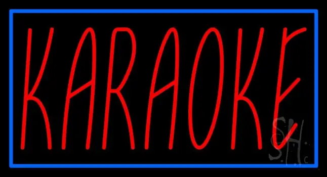Karaoke Block Neon Sign