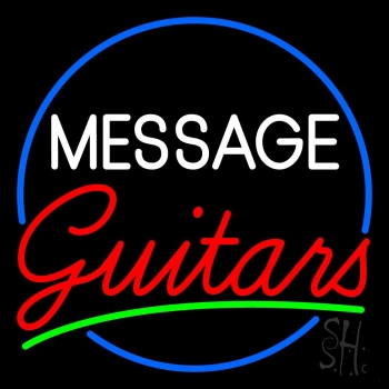 Custom Red Guitars Neon Sign