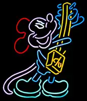 Mickey Mouse Logo Neon Sign