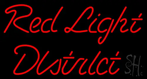 Red Light District Neon Sign