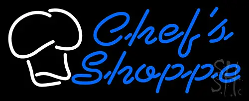 Chefs Shoppe Neon Sign