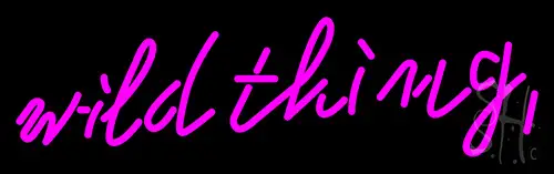Wild Things Neon Sign