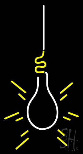 Lighting Bulb Neon Sign