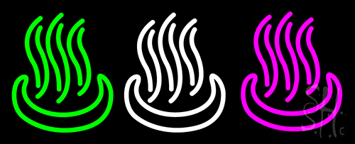 Coffee Air Logo Neon Sign