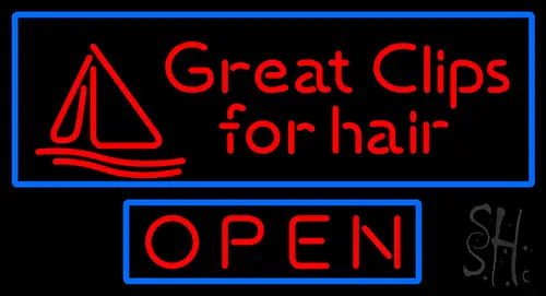 Great Clips For Hair Neon Sign