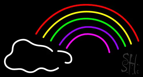 Rainbow Cloud Neon Sign