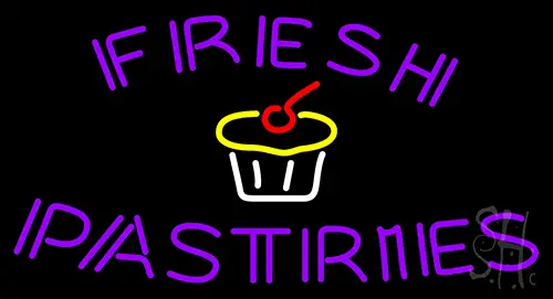 Fresh Pastries Neon Sign