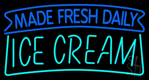 Made Fresh Daily Creamery Neon Sign
