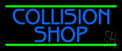 Collision Shop Neon Sign