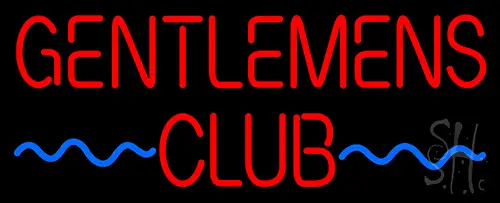 Gentlemens Club Neon Sign