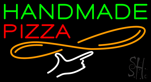 Handmade Pizza Neon Sign