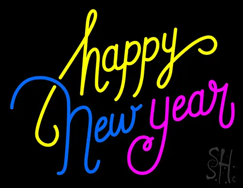 Happy New Year 1 Neon Sign