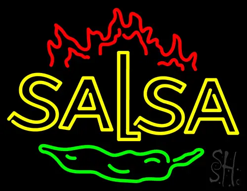Salsa Logo Neon Sign