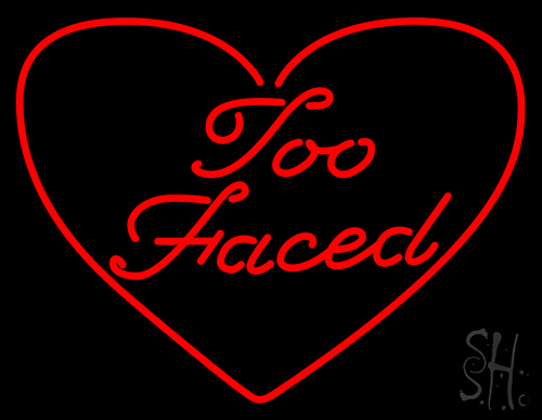 Heart To Faced Neon Sign