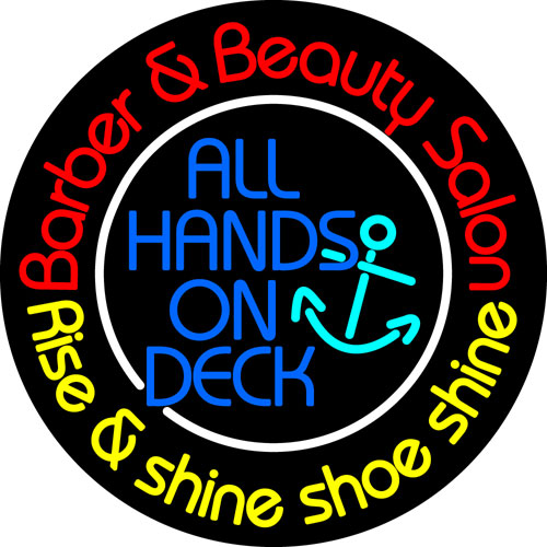 Custom Barber Shop Beauty Salon Shoe Shine Neon Sign 5