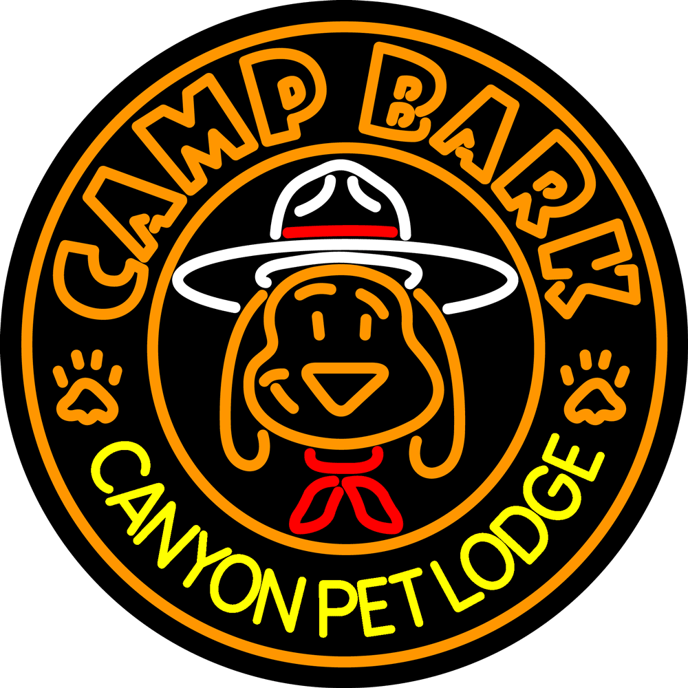 Custom Camp Bark Canyon Pet Lodge Neon Sign 3