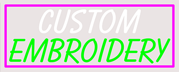 Custom Embroidery Neon Sign 3