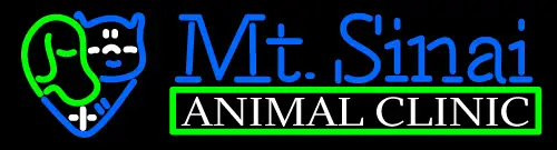 Custom Mt Sinai Animal Clinic Logo Neon Sign 1