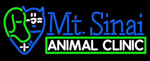 Custom Mt Sinai Animal Clinic Logo Neon Sign 2