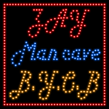 Custom Zay Man Cave B Y O B Neon Sign 6