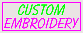 Custom Embroidery Neon Sign 9