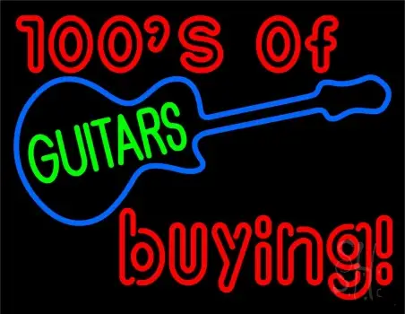 Guitars LED Neon Sign