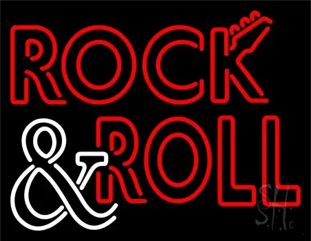 Rock And Roll 1 LED Neon Sign