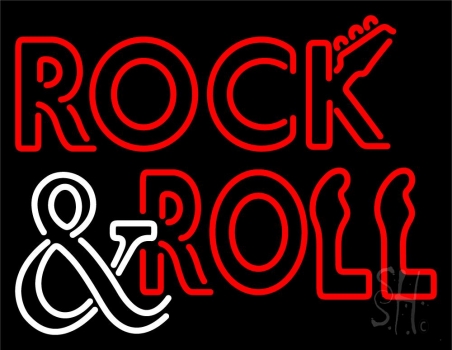 Rock And Roll 2 LED Neon Sign