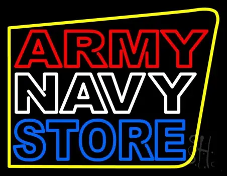 Army Navy Store LED Neon Sign