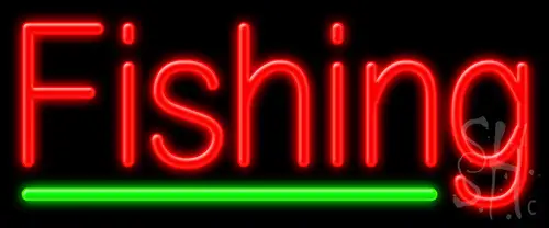 Fishing Neon Sign  Business Neon Signs - The Sign Store