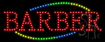 Barber Animated LED Sign