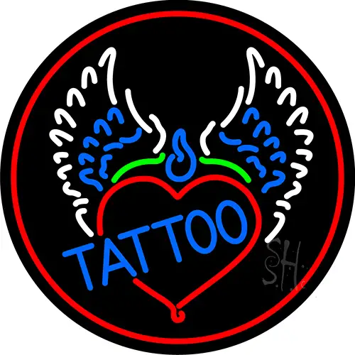 Piercing Tattoo Addiction Logo LED Neon Sign